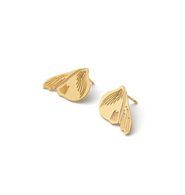 Nadja Carlotti Oorbel - Papillon - Messing verguld