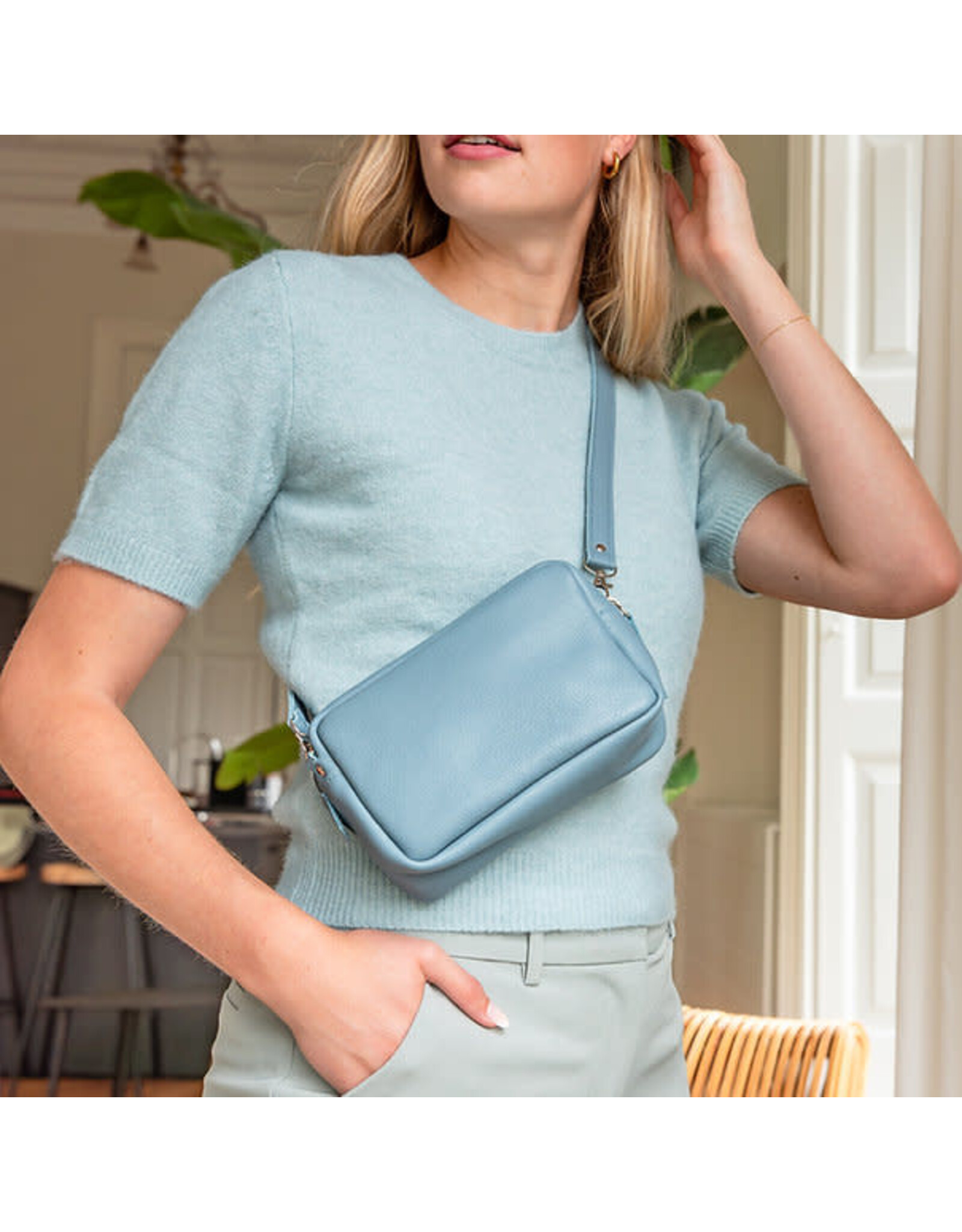 By Cris Valencia Bag - Zinkblauw