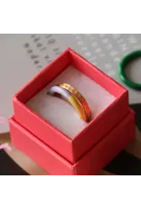 Lulu Copenhagen Double Color Ring - Bright Yellow/ Lavender
