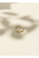 Judith Benita Ring Arabesques - Messing Verguld 24K