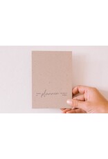 verhalenboetiek Wenskaart - Plannen om naar uit te kijken - Postkaart + Envelop