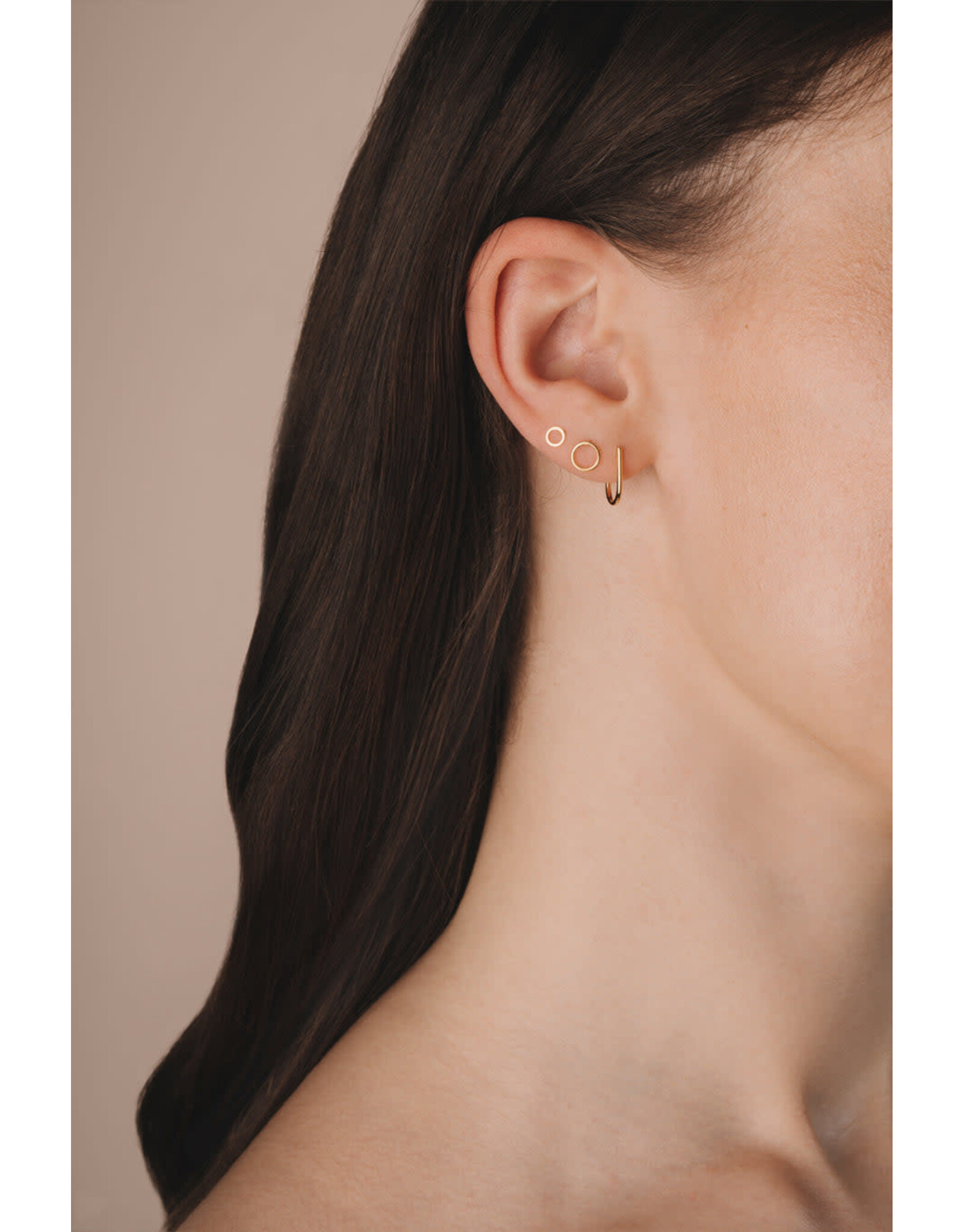 Studio MHL Oorstud MHL - Small Circle 6mm - Zilver925
