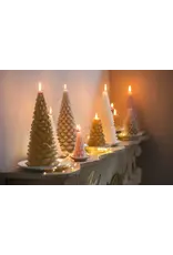 Rustik Lys Kaars - Kerstboom M - Vanilla - 10 x 20cm