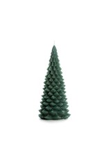 Rustik Lys Kaars - Kerstboom L - Forest Green - 13,5 x 30 cm