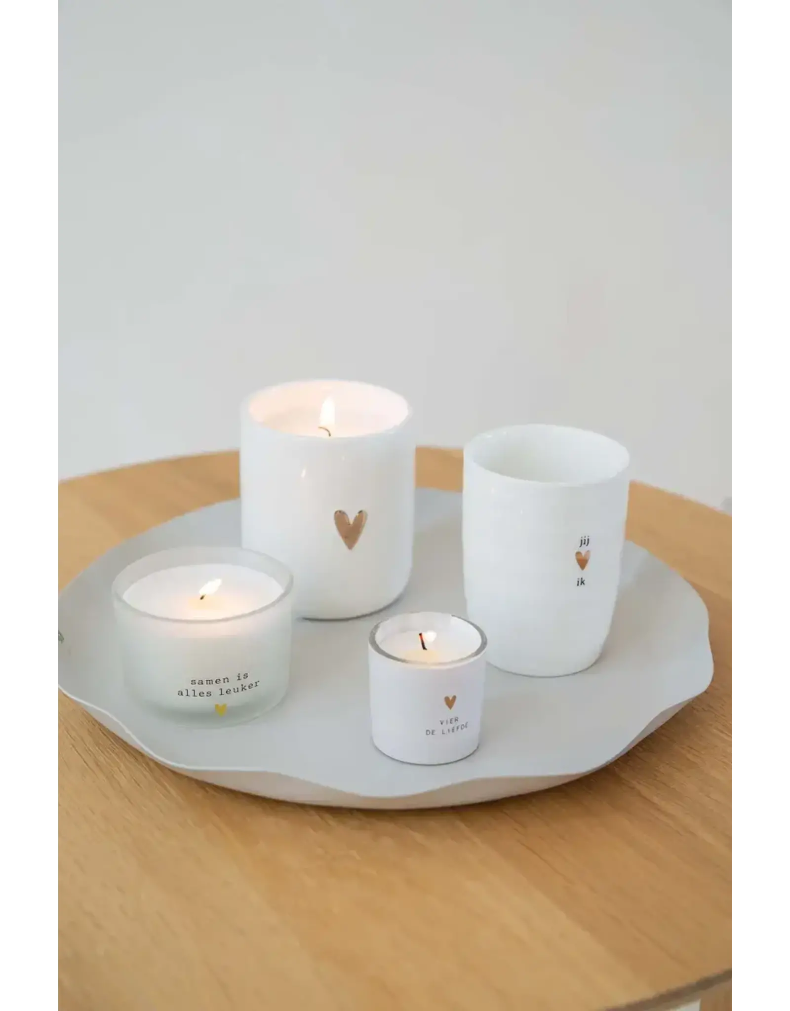 Zusss Geurkaarsje - Vier de liefde - Ø 4,7 x 4,4cm