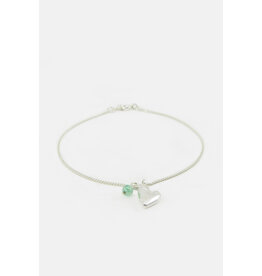 Studio MHL Armband MHL - Hartje -  Zilver925