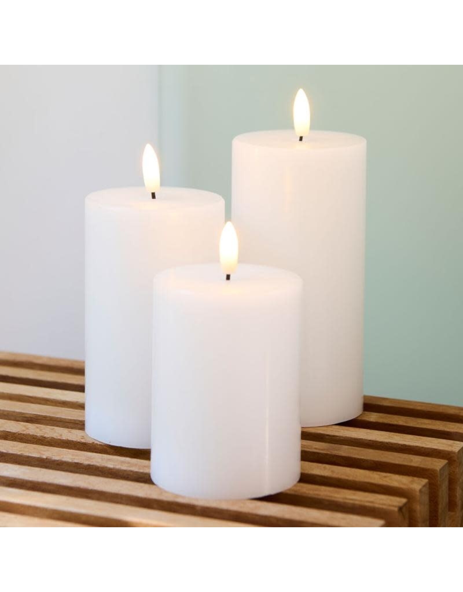 Sirius Sille – Oplaadbare LED Kaarsen in Wit (Set van 3)
