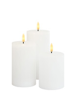 Sirius Sille – Oplaadbare LED Kaarsen in Wit (Set van 3)