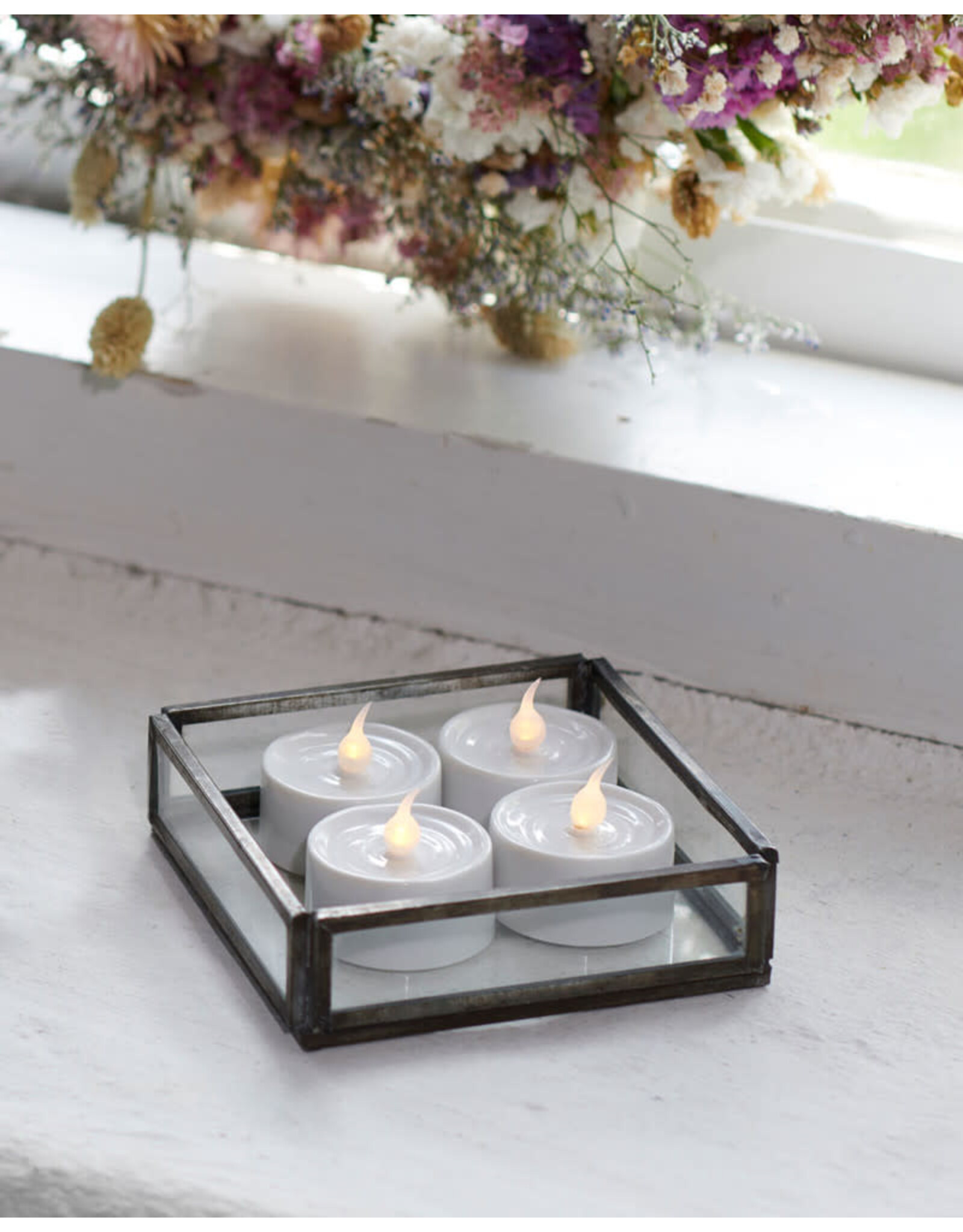 Sirius Theelichtjes LED op batterij - Set van 4