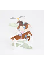 Meri Meri Wenskaart - Horse Concertina + Envelop  - Happy Birthday