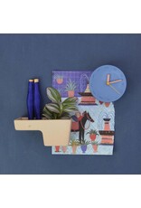 Studio Harm & Elke Klok S - Cobalt, Secondewijzer Fluo Roos - Ø 10
