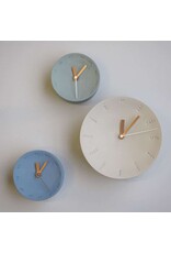 Studio Harm & Elke Klok S - Cobalt, Secondewijzer Fluo Roos - Ø 10