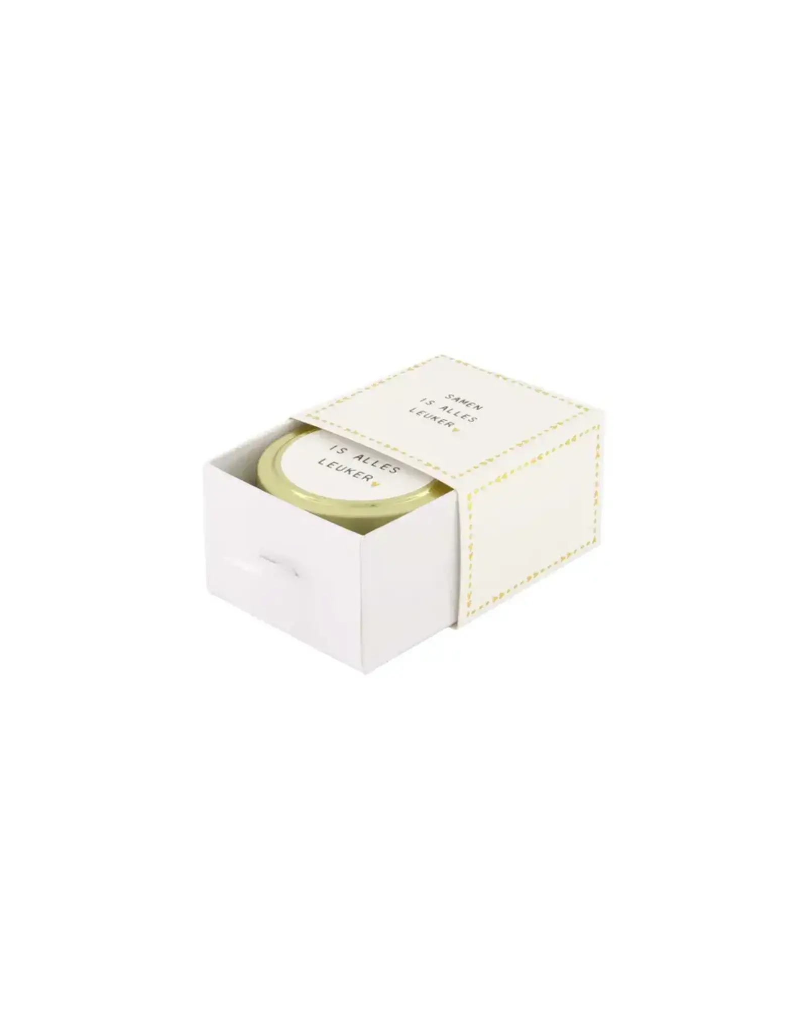 Zusss Geurkaars in schuifdoosje - Samen is alles leuker