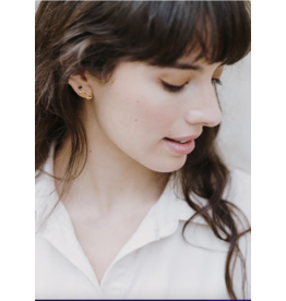 Judith Benita Oorbel Oorstud Arcanes Strass grijs