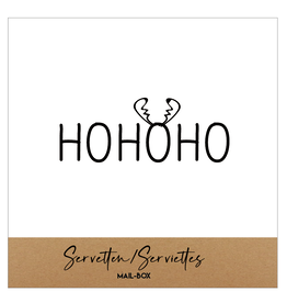 Mail-Box Servetten - Hohoho - 12,5 x 12,5 cm - 15st