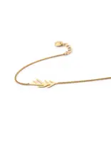 Nadja Carlotti Armband Anémone - Messing Verguld (24K)