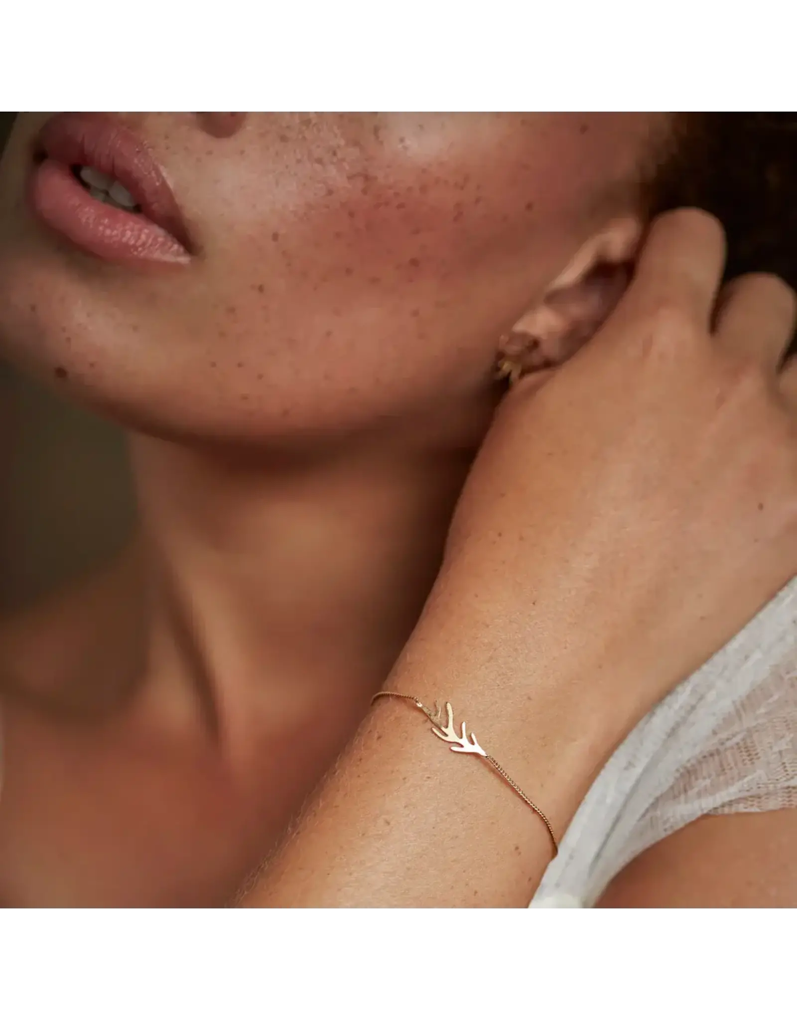 Nadja Carlotti Armband Anémone - Messing Verguld (24K)