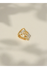 Judith Benita Ring Dalva - Goud - Messing Verguld (24K)