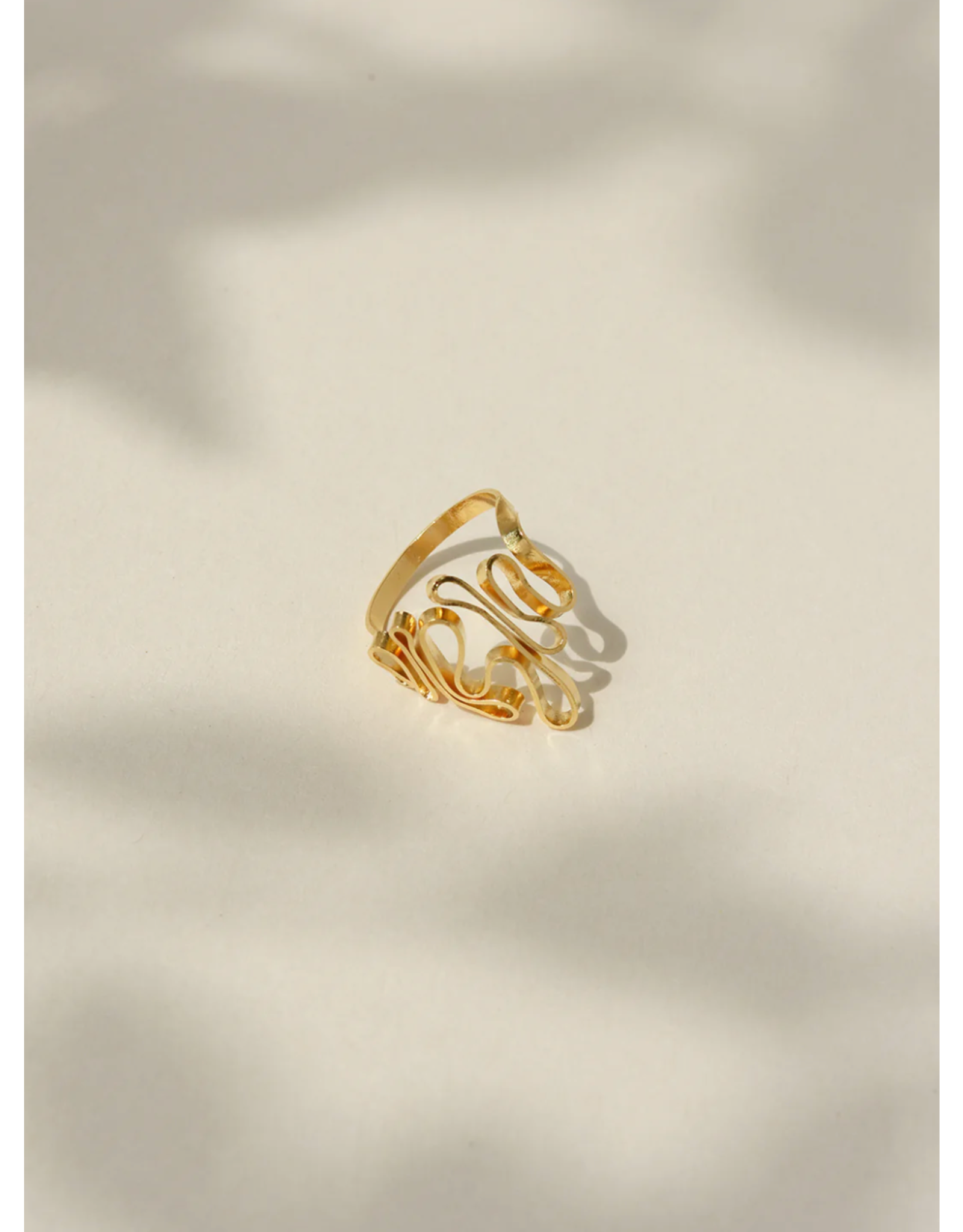 Judith Benita Ring Dalva - Goud - Messing Verguld (24K)