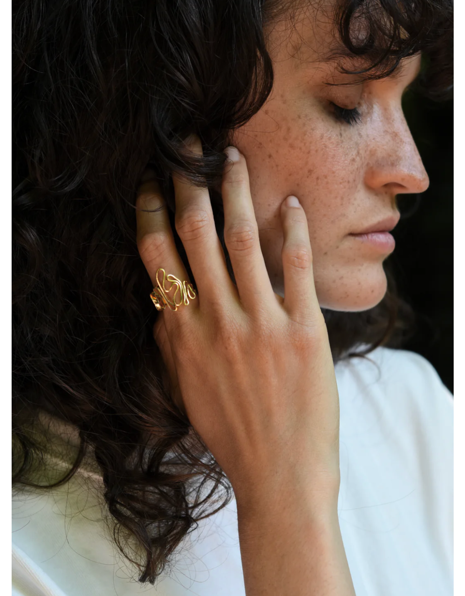 Judith Benita Ring Dalva - Goud - Messing Verguld (24K)