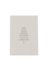 Zusss Postkaart -  Gedichtje