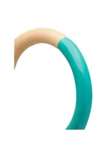 Lulu Copenhagen Double Color Ring - Petrol/ Buttercream