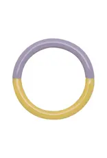 Lulu Copenhagen Double Color Ring - Bright Yellow/ Lavender