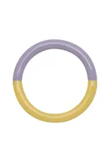 Lulu Copenhagen Double Color Ring - Bright Yellow/ Lavender