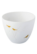 Raeder Theelicht S, Vogel - Goud - Ø 8 x H 6,5 cm
