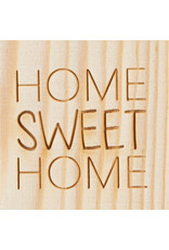 Raeder Geluksdoosje - Home sweet home - 4,5 x 4,5 x 3,5 cm