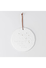 Raeder Poëzie Medaillon - Don't dream your life - Ø 10,5cm