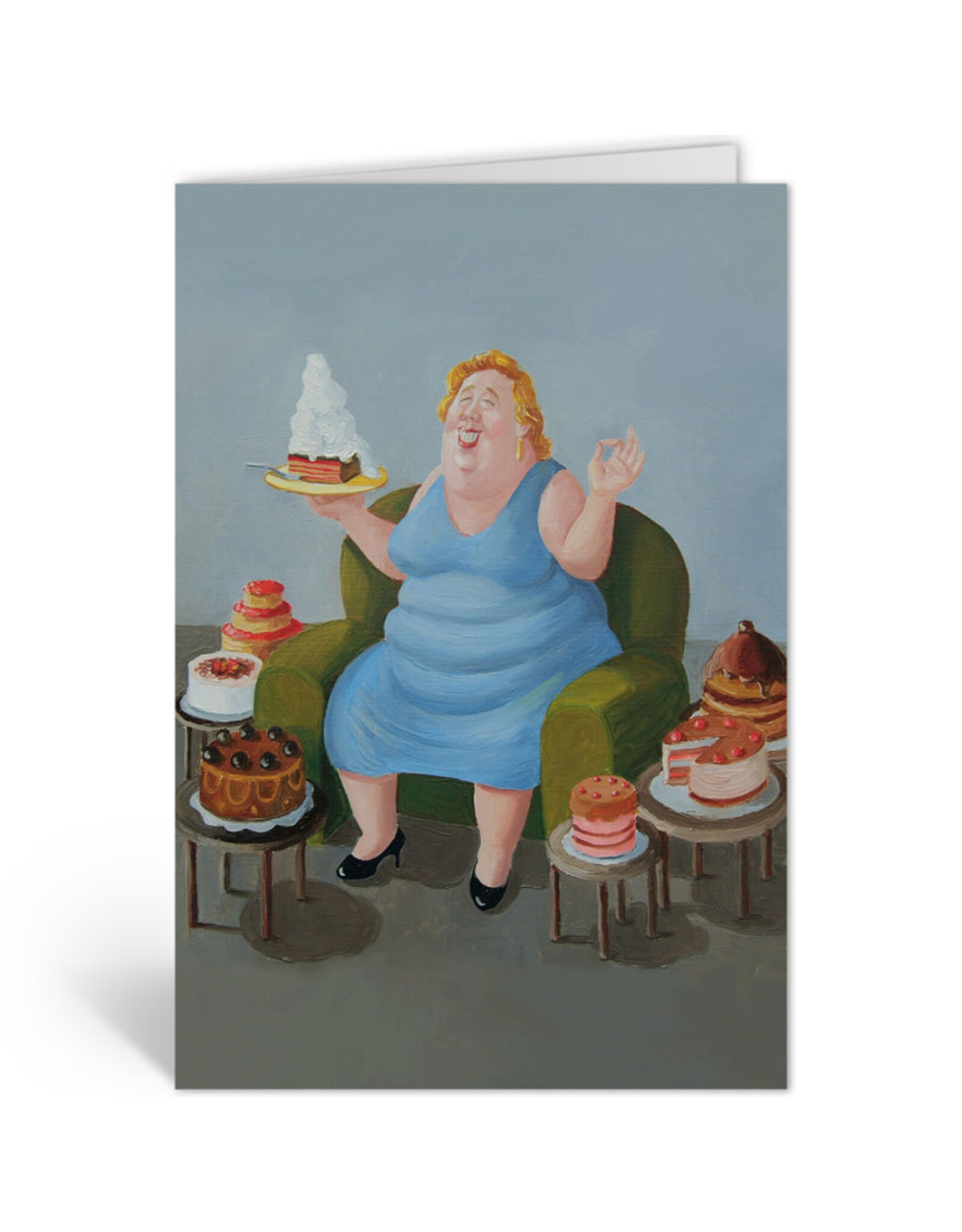 Inkognito Wenskaart - Alice in Wonderland - Dubbele kaart + Envelop