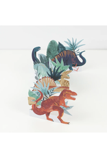 Meri Meri Wenskaart - Dinosaur Concertina Kaart + Envelope