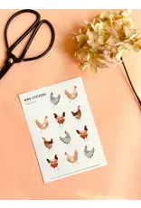 Tucán y limón Stickers, Kippen