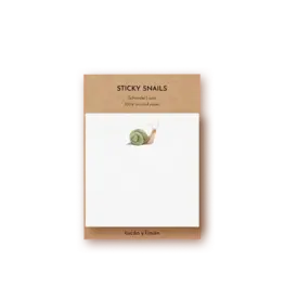 Tucán y limón Sticky notes - Snails - 7x7cm - 50st
