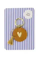Zusss Wenskaart - Lieve Papa, Sleutelhanger - Postkaart + Envelop