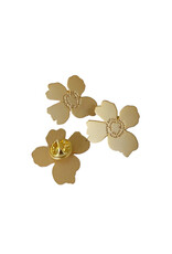 Poussière des rues Pin India Flower - Messing - Ø 2,5cm