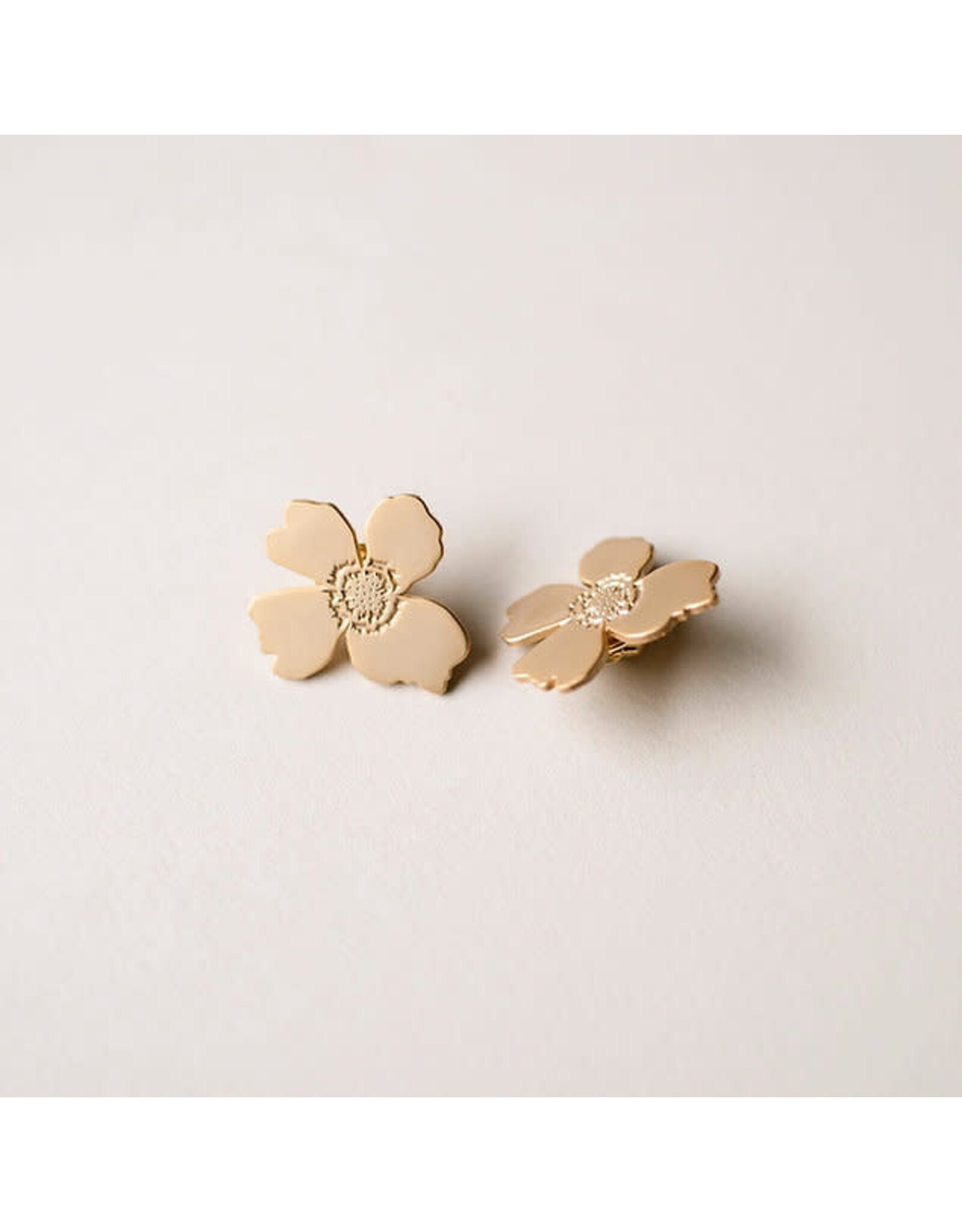 Poussière des rues Pin India Flower - Messing - Ø 2,5cm