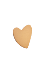 Poussière des rues Pin Coeur - Messing - Ø 2,5cm