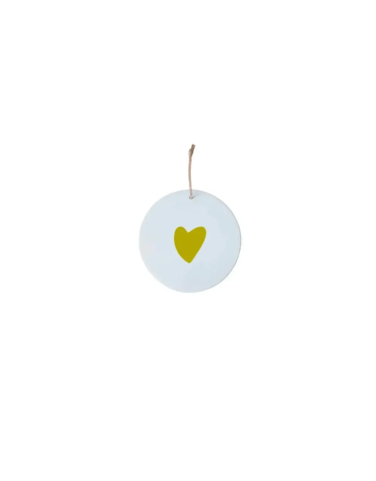 Poussière des rues Mini Medaillon Coeur - Goud  - Ø 4cm