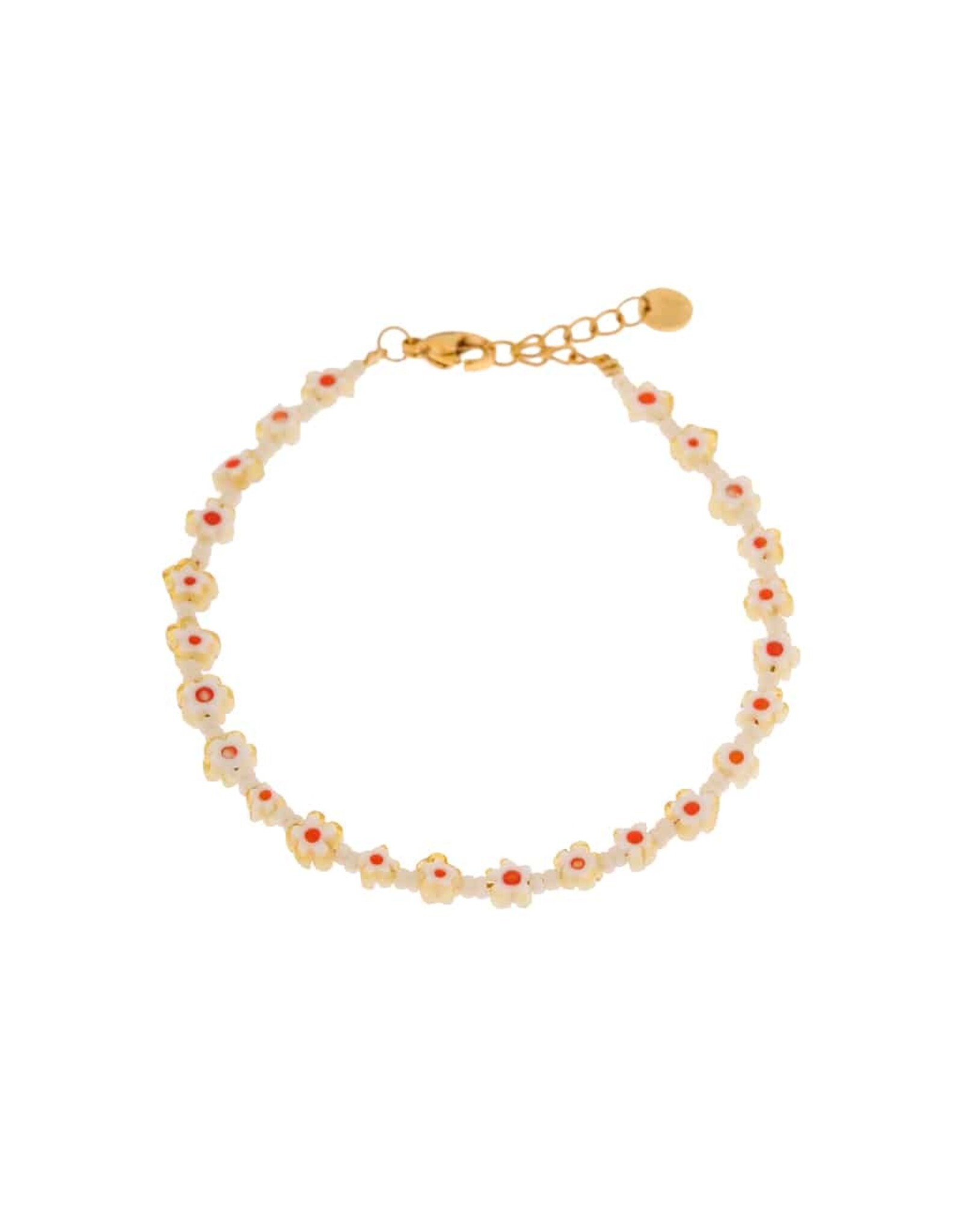 Label Kiki Armband - Baby Daisy - Goud - RVS