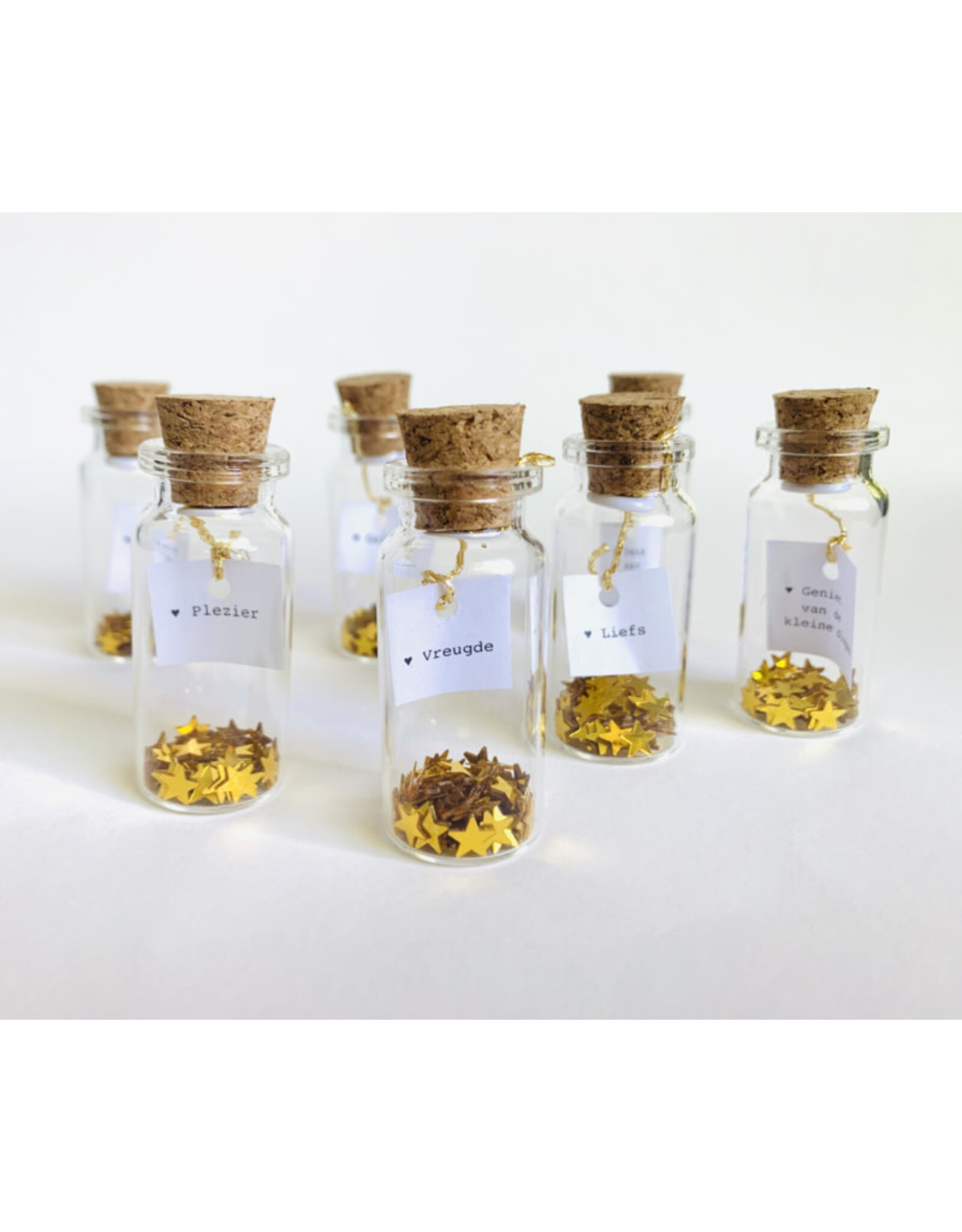 Sidedish Flesje Letters - Geluk