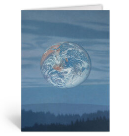 Inkognito Wenskaart - Abendhimmel - Dubbele kaart + Envelop