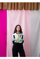 Susan Bijl Bum Bag S, Greenscreen & Coral - 13 x 18,5 x 6,5