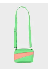 Susan Bijl Bum Bag S, Greenscreen & Coral - 13 x 18,5 x 6,5