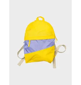 Susan Bijl Foldable Backpack M, TV Yellow & Treble - 40 x 25 x 10 cm