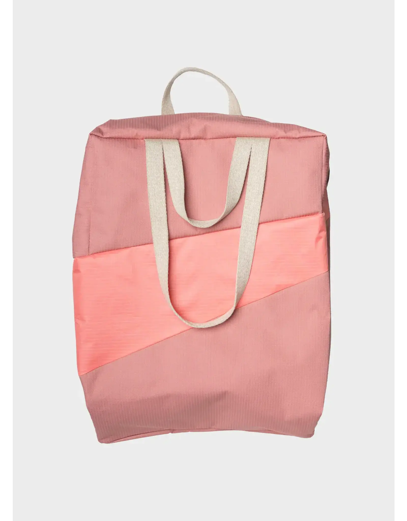Susan Bijl Tote Bag L, Try & Coral - 37 x 56 x 26 cm