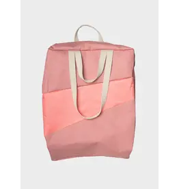 Susan Bijl Tote Bag L, Try & Coral - 37 x 56 x 26 cm