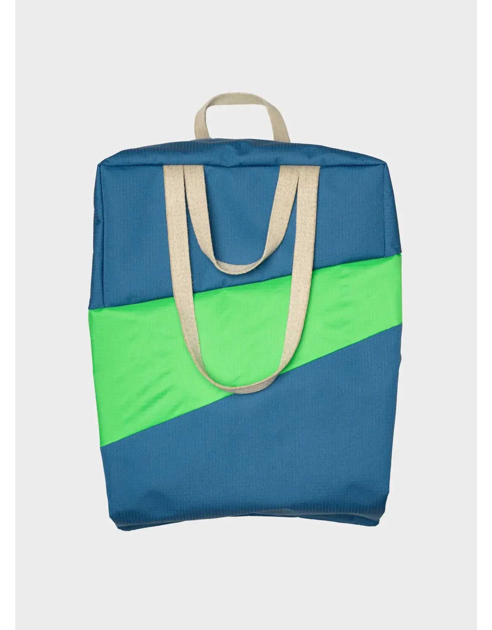 Susan Bijl Tote Bag L, Dark Patrol & Greenscreen - 37 x 56 x 26 cm