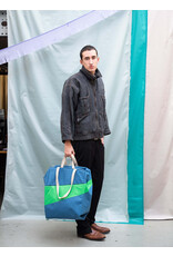 Susan Bijl Tote Bag L, Dark Patrol & Greenscreen - 37 x 56 x 26 cm